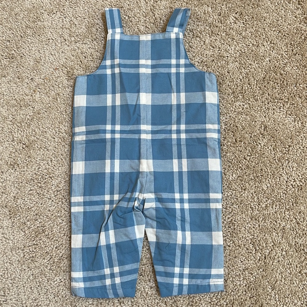 Janie & Jack - Blue & White Romper 0-3mo - Picture 4 of 6